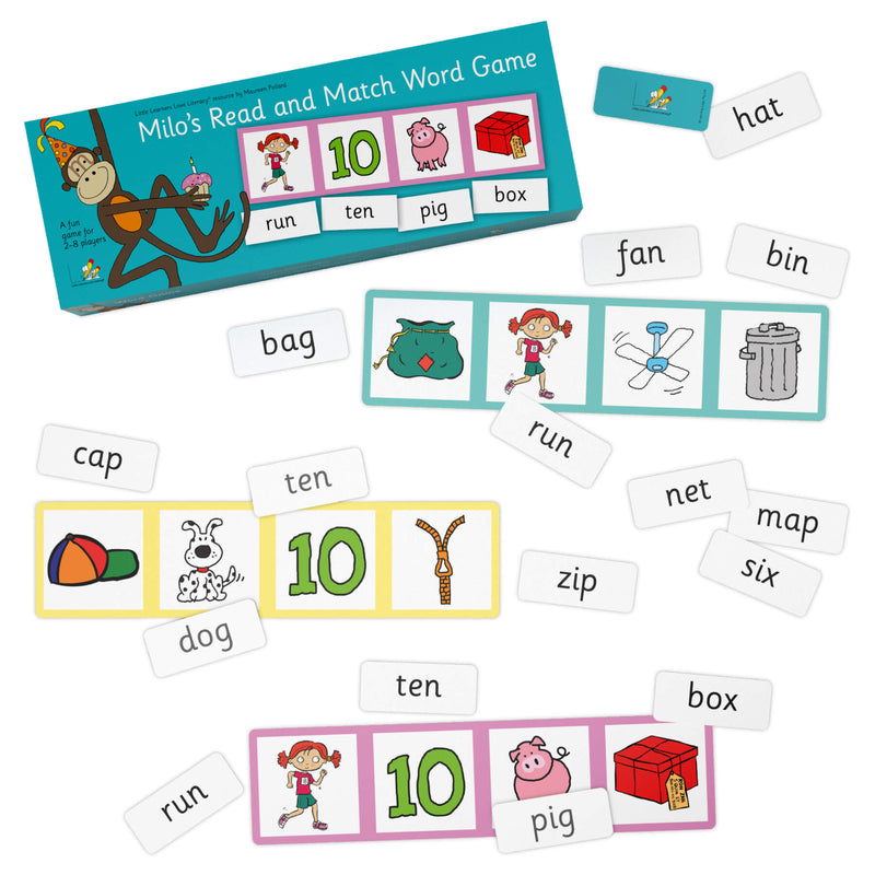 Milo's Read and Match Word Game