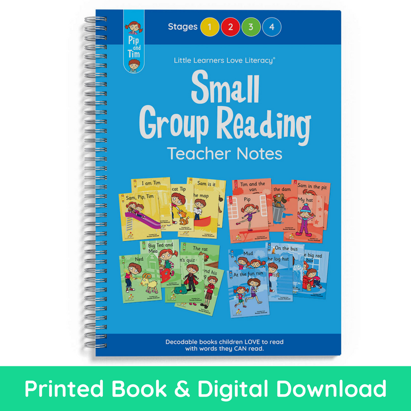 Pip and Tim Small Group Reading Teacher Notes Stages 1-4 (PRINT & DIGITAL)