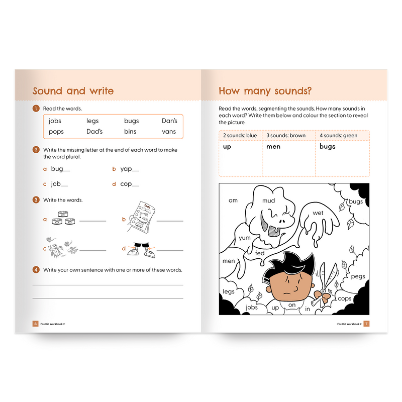 Fox Kid Class Workbook Pack Stages 1-6