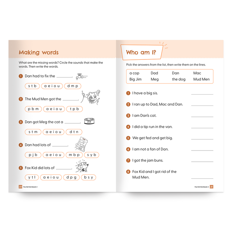 Fox Kid Workbook Packs