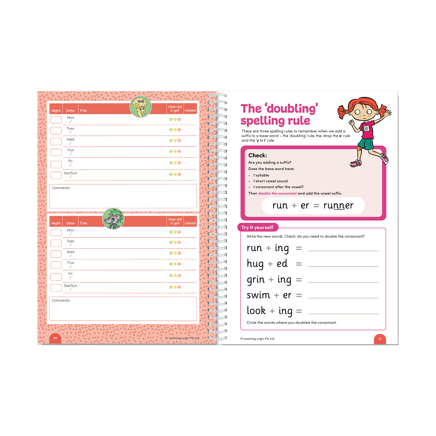 Home Reading Journal Year 2 Pack of 60 *Term 4 Special*