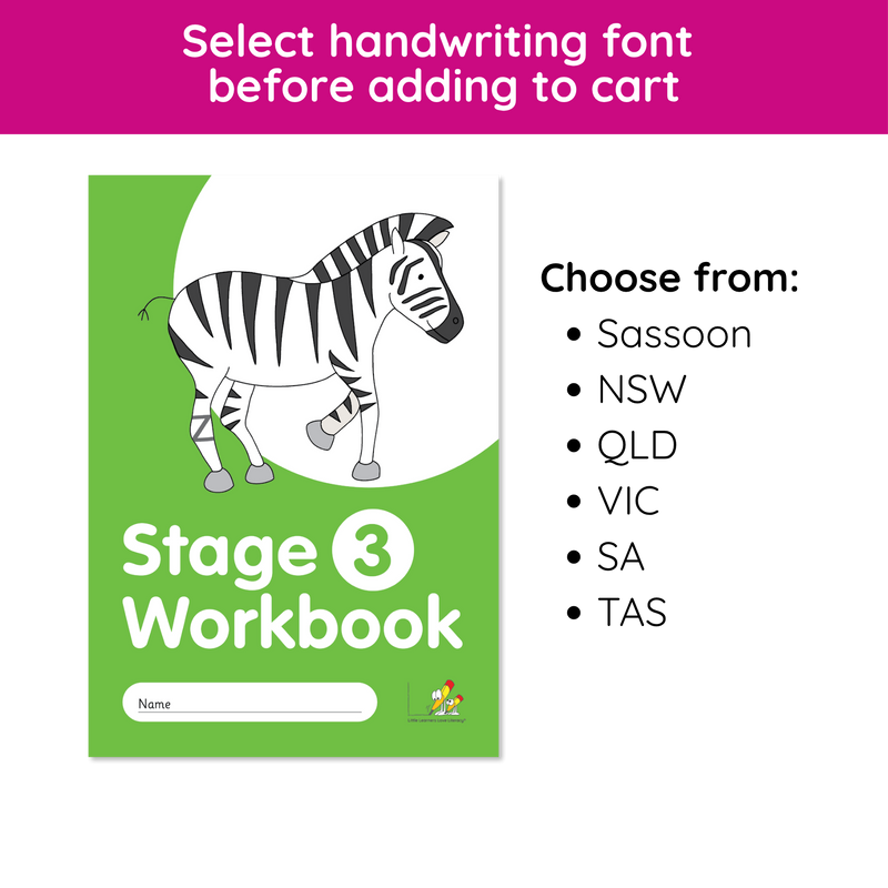 Stage 3 Literacy Workbook | Printable Activities | LLLL