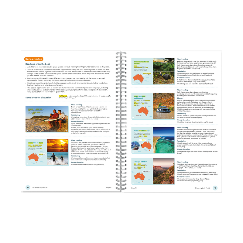 Big World Nonfiction Small Group Reading Teacher Notes Stages 7.1-7.4 (PRINT & DIGITAL)