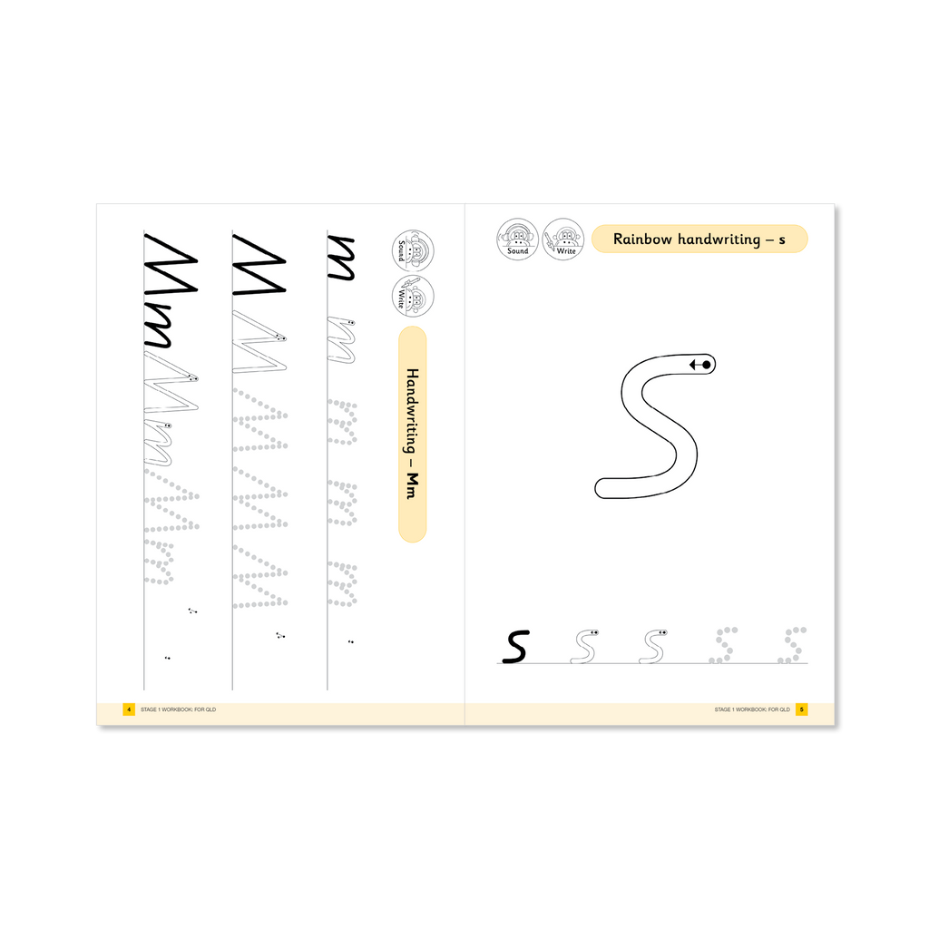 Stage 1 Workbook | Reading, Spelling, and Writing Practice