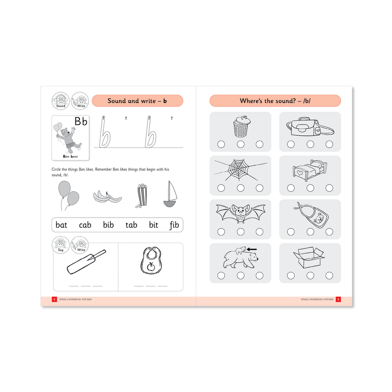 Stage 1-4 Workbooks Pack of 10
