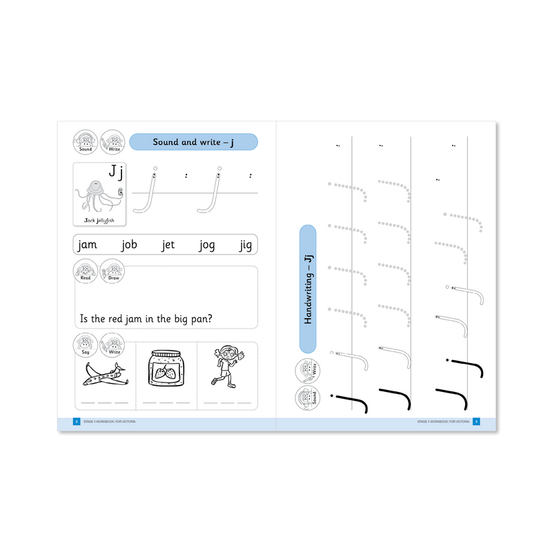 Stage 1-4 Workbooks Pack of 10