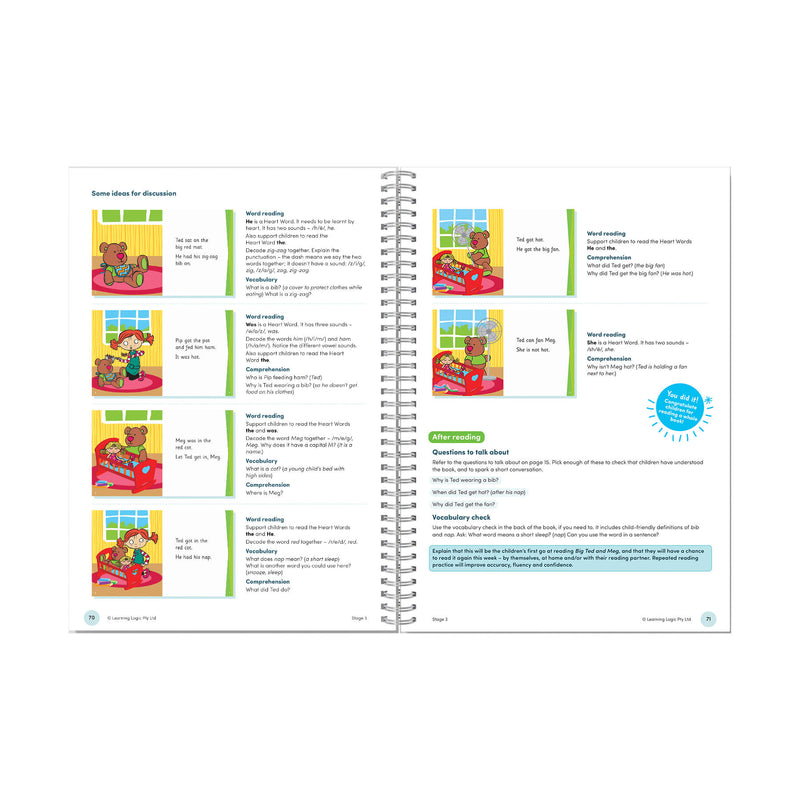 Pip and Tim Small Group Reading Teacher Notes Stages 1-4