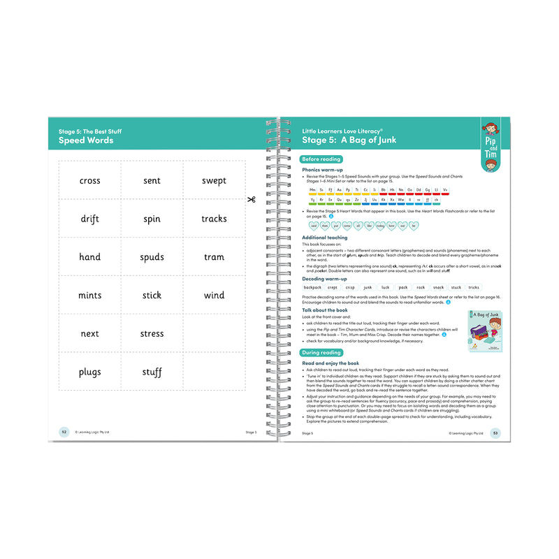 Pip and Tim Small Group Reading Teacher Notes Pack