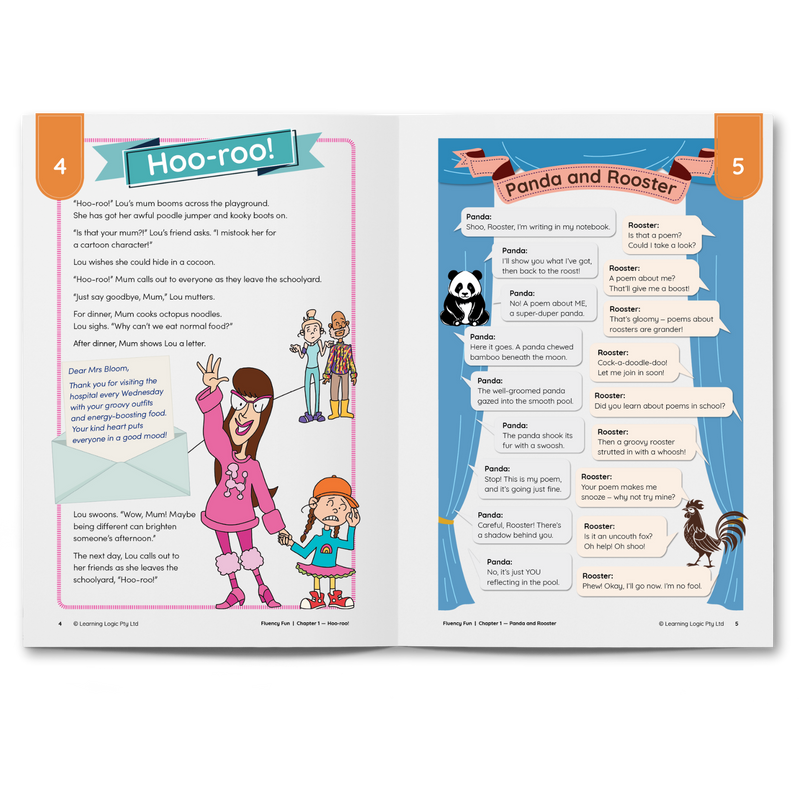 Fluency Fun: Power Poodle and Other Fun Things to Read (Stage 7 Review - Year 2)