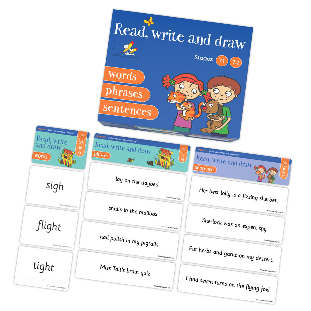 Read, Write and Draw Pack | Decoding and Reading Fluency Practice