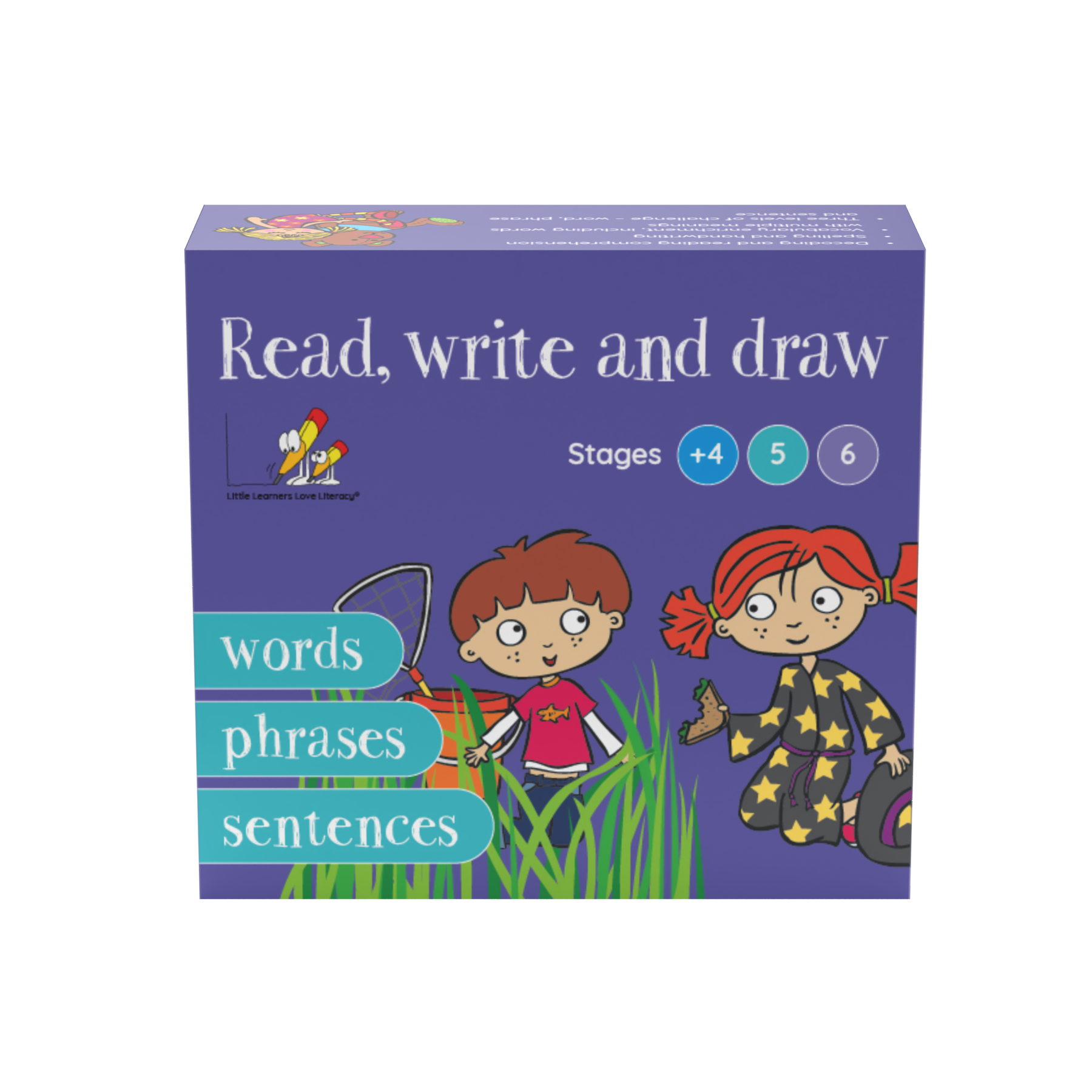 Read, Write and Draw | Reading & Writing Practice Cards | LLLL