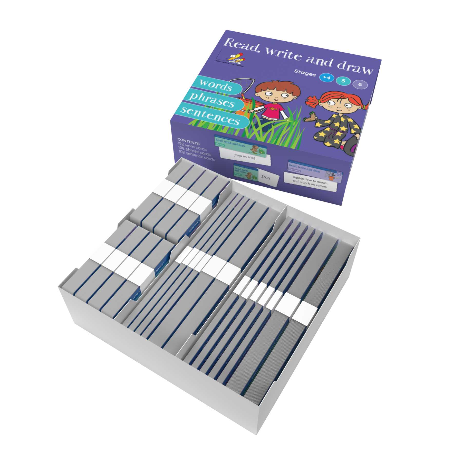 Read, Write and Draw | Reading & Writing Practice Cards | LLLL