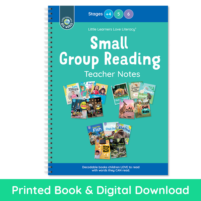 Big World Nonfiction Small Group Reading Teacher Notes Stages +456 (PRINT & DIGITAL)