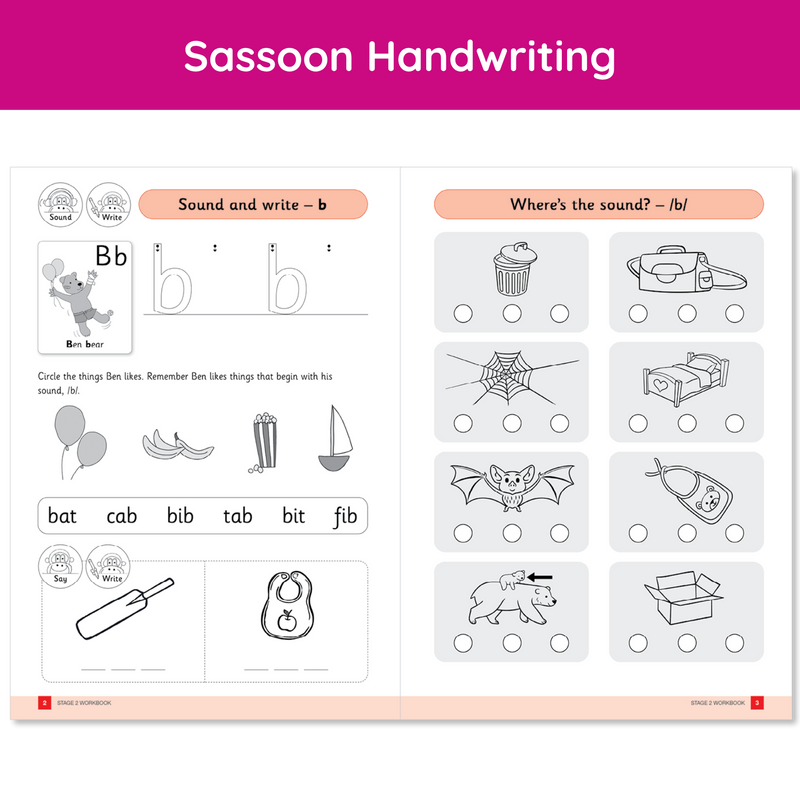 Stage 2 Literacy Workbook | Reading, Spelling & Writing Practice
