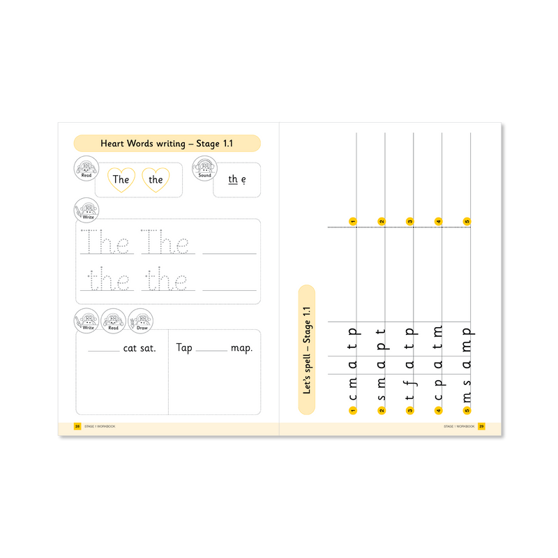 Stage 1-4 Workbooks Pack of 10