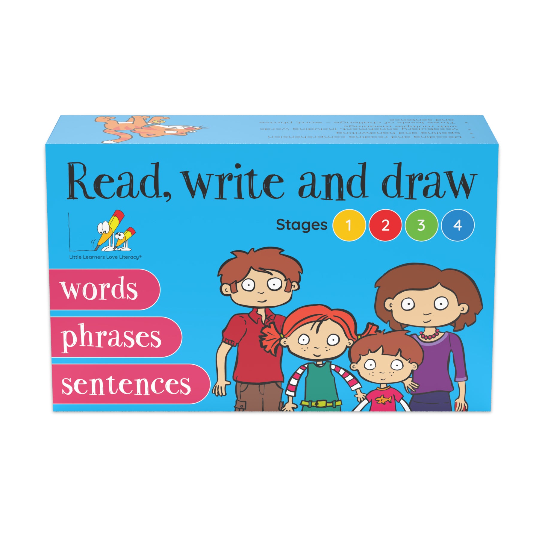 Read, Write and Draw | Reading & Writing Practice Cards | LLLL