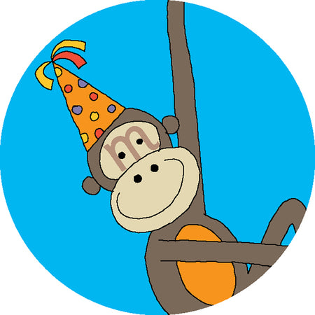Image of Milo the Monkey character from the Little Learners Love Literacy teaching resources storybook Milo's Birthday Surprise.