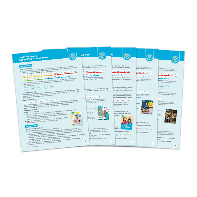 Stages 1-6 Nonfiction Small Group Reading Notes Pack
