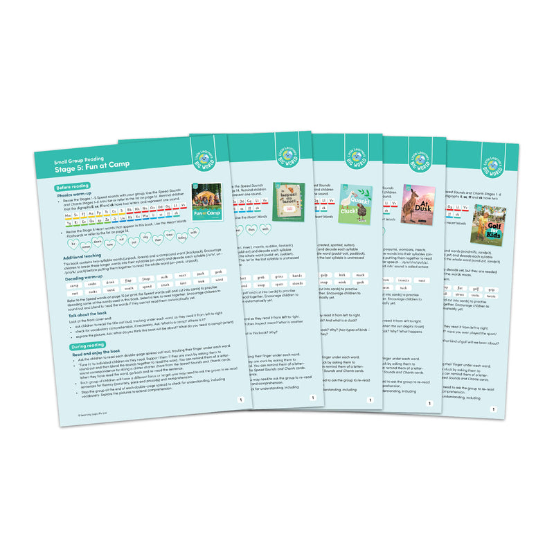 Stages 1-6 Nonfiction Small Group Reading Notes Pack