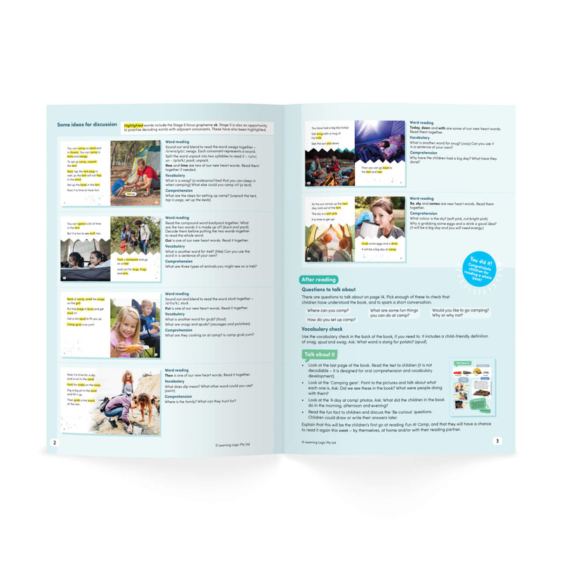 Stages 1-6 Nonfiction Small Group Reading Notes Pack