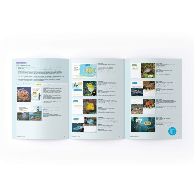Stages 1-6 Nonfiction Small Group Reading Notes Pack