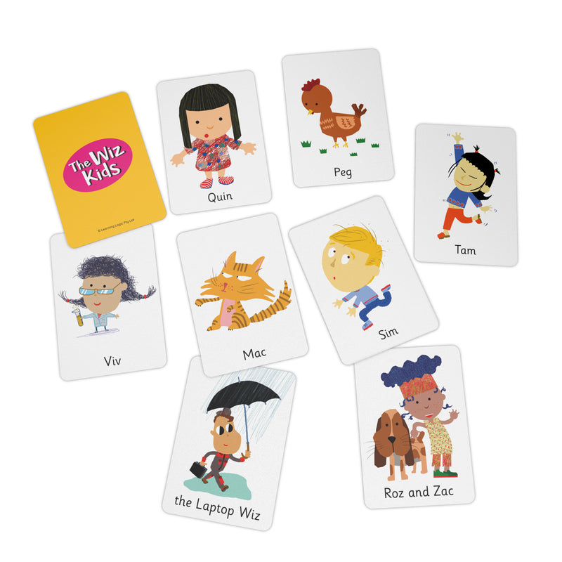 The Wiz Kids Character Cards Stages 1-4