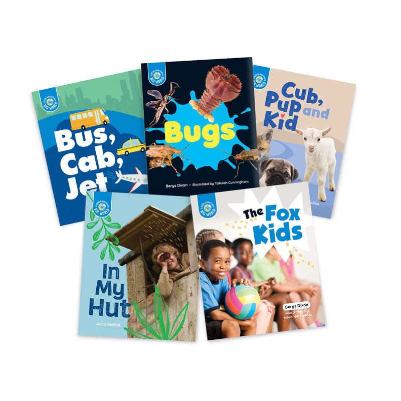 Little Learners, Big World Nonfiction Small Group Book Pack Stages 1-6