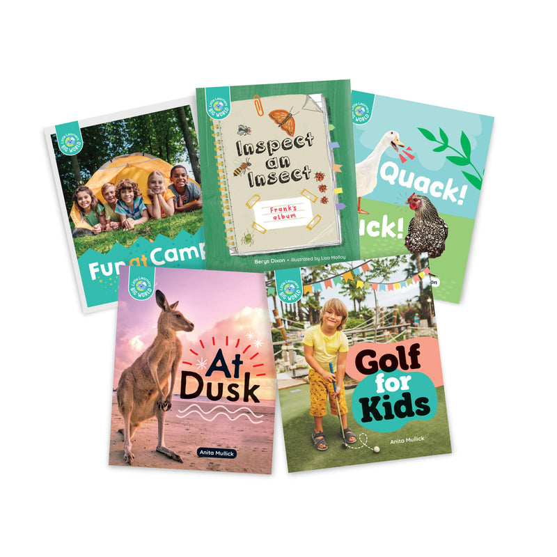 Little Learners, Big World Nonfiction Small Group Book Pack Stages 1-6