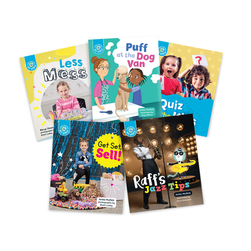 Little Learners, Big World Nonfiction Small Group Book Pack Stages 1-6