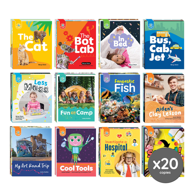 Little Learners, Big World Nonfiction Class Book Pack Stages 1-7
