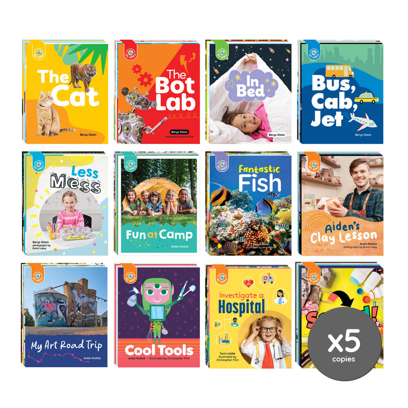 Little Learners, Big World Nonfiction Small Group Book Pack Stages 1-7