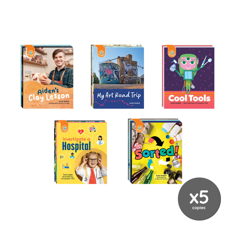 Little Learners, Big World Nonfiction Small Group Book Pack Stage 7