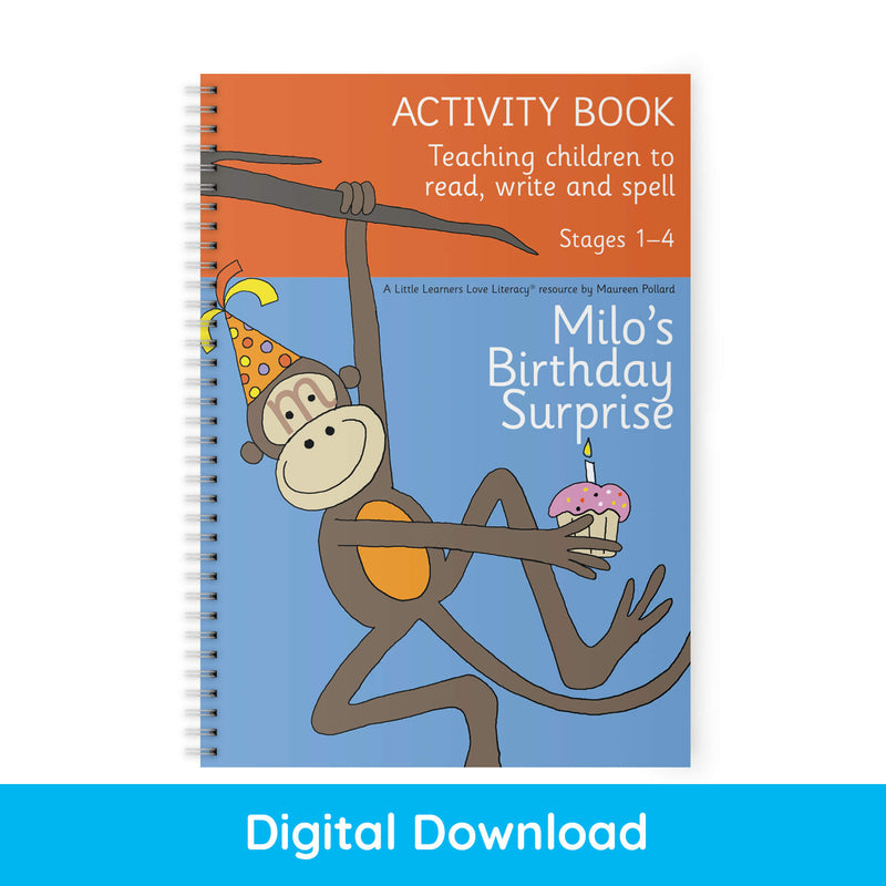 Milo's Birthday Surprise Activity Book Stages 1-4 DIGITAL