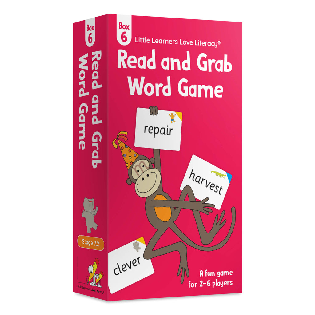 Grab 6 Letters Read and Grab Word Game Box 6 | Phonics Game