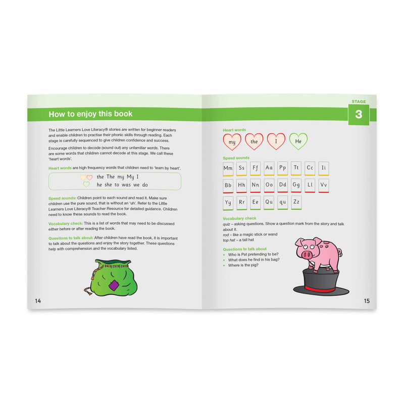 Tam and Pat Class Book Pack Stages 1-4