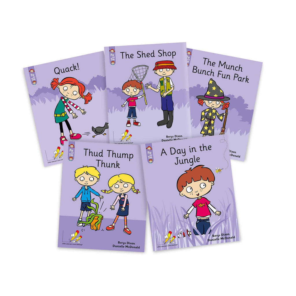 Pip and Tim Little Book Pack Stages 1-6 | Decodable Books