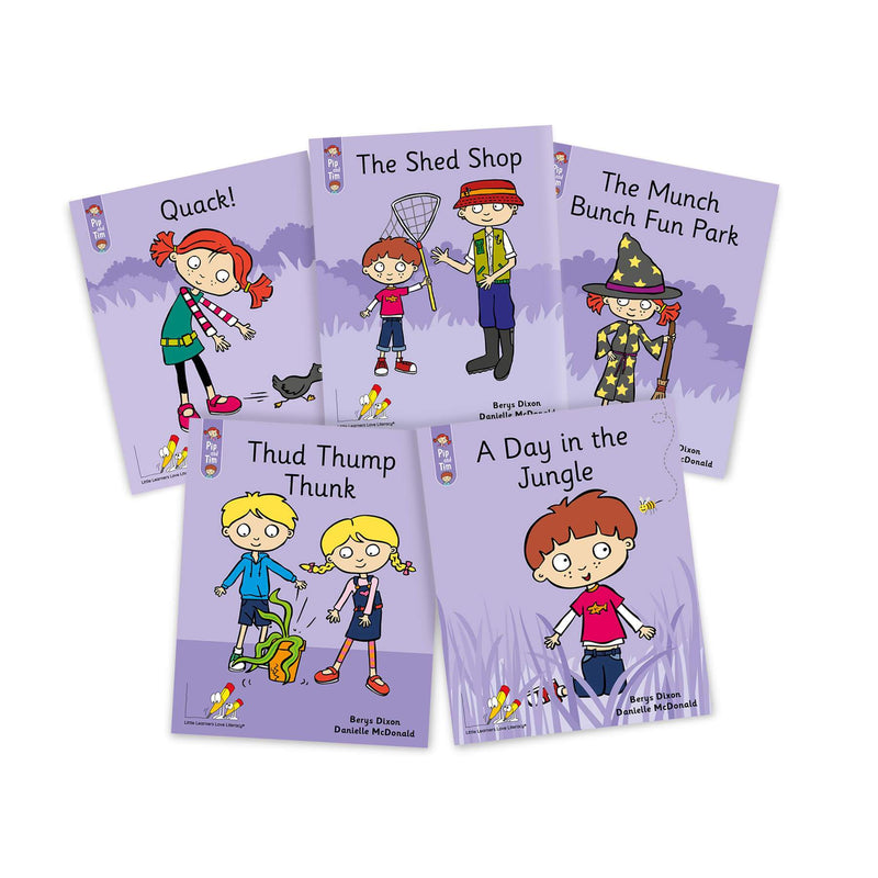 Pip　Book　Stages　Pack　and　Tim　Little　1-6　Decodable　Books