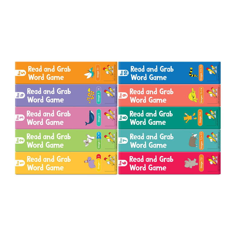 Read and Grab Word Game Super Pack - Boxes 1-10