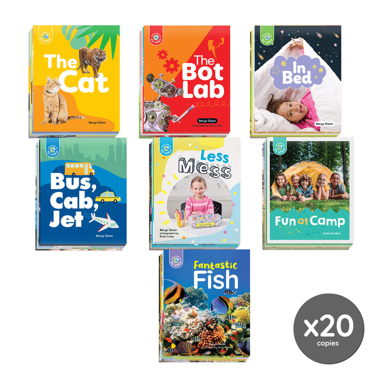 Little Learners, Big World Nonfiction Class Book Pack Stages 1-6