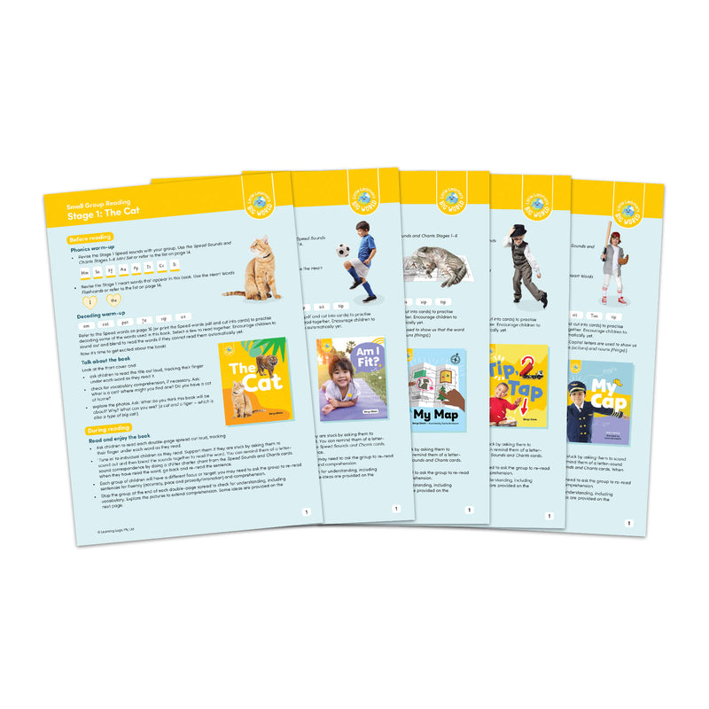 Stages 1-6 Nonfiction Small Group Reading Notes Pack