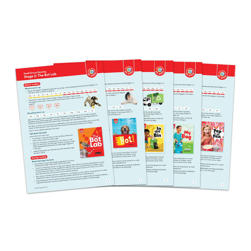 Stages 1-6 Nonfiction Small Group Reading Notes Pack