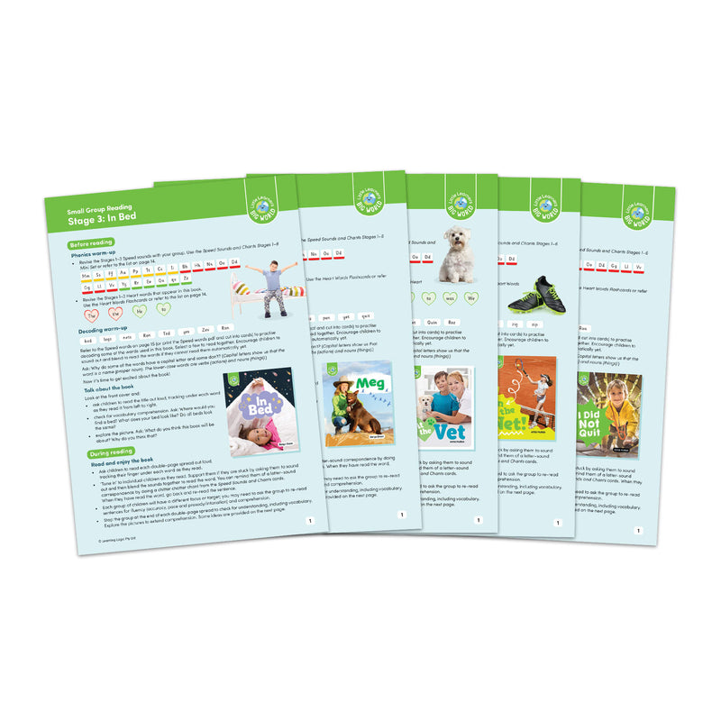 Stages 1-6 Nonfiction Small Group Reading Notes Pack