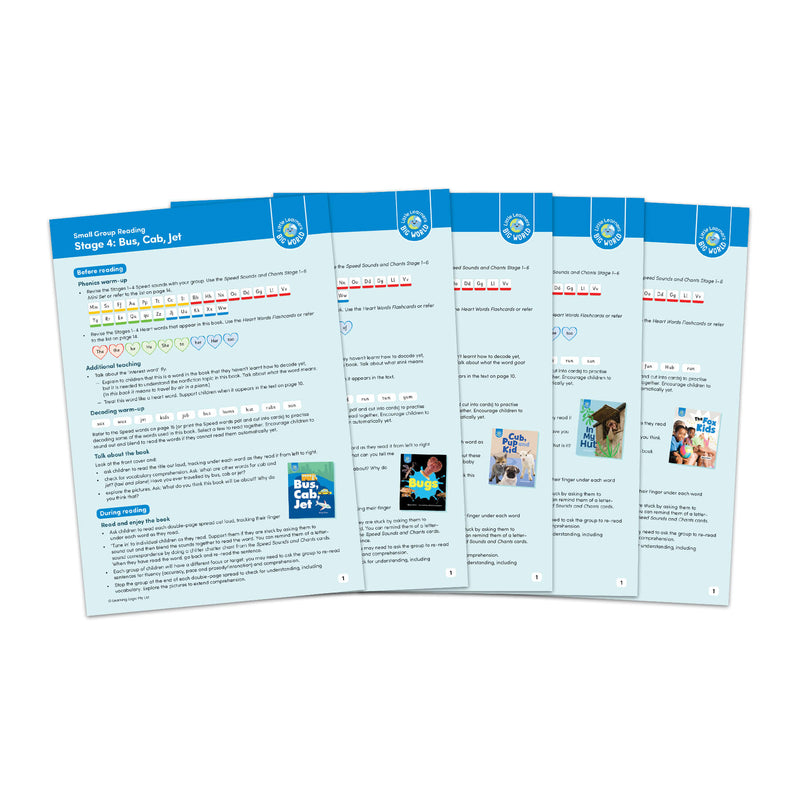 Stages 1-6 Nonfiction Small Group Reading Notes Pack