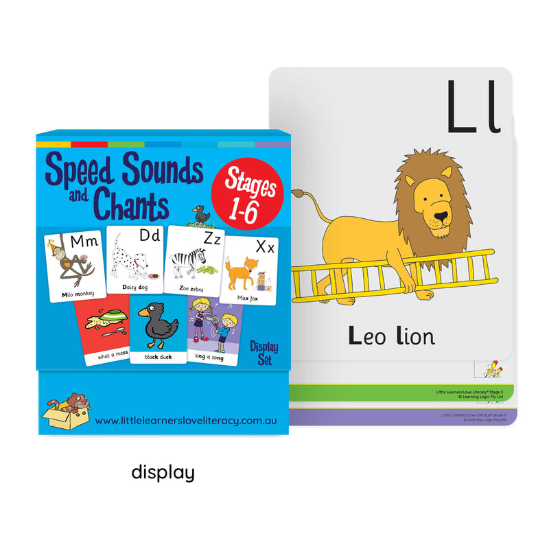 Speed Sounds and Chants Cards Stage 1-6 Pack