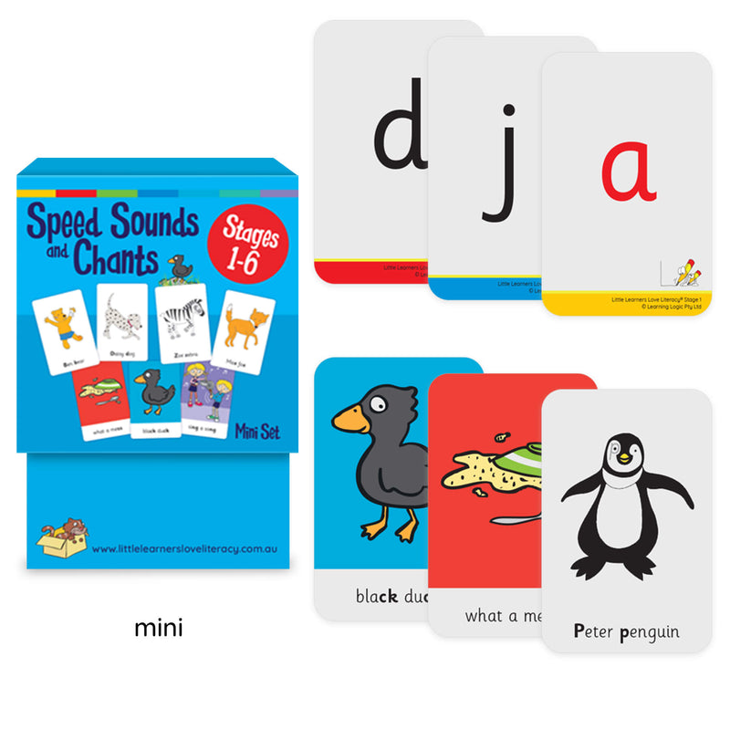 Speed Sounds and Chants Cards Stage 1-6 Pack