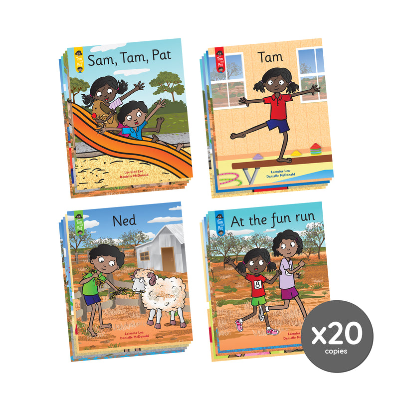 Tam and Pat Class Book Pack Stages 1-4